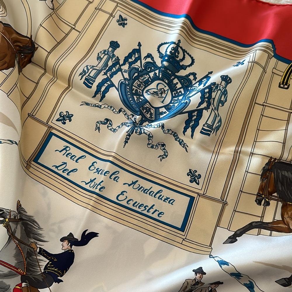 Hermès Scarf Escuela Andaluza Del Arte Équestre